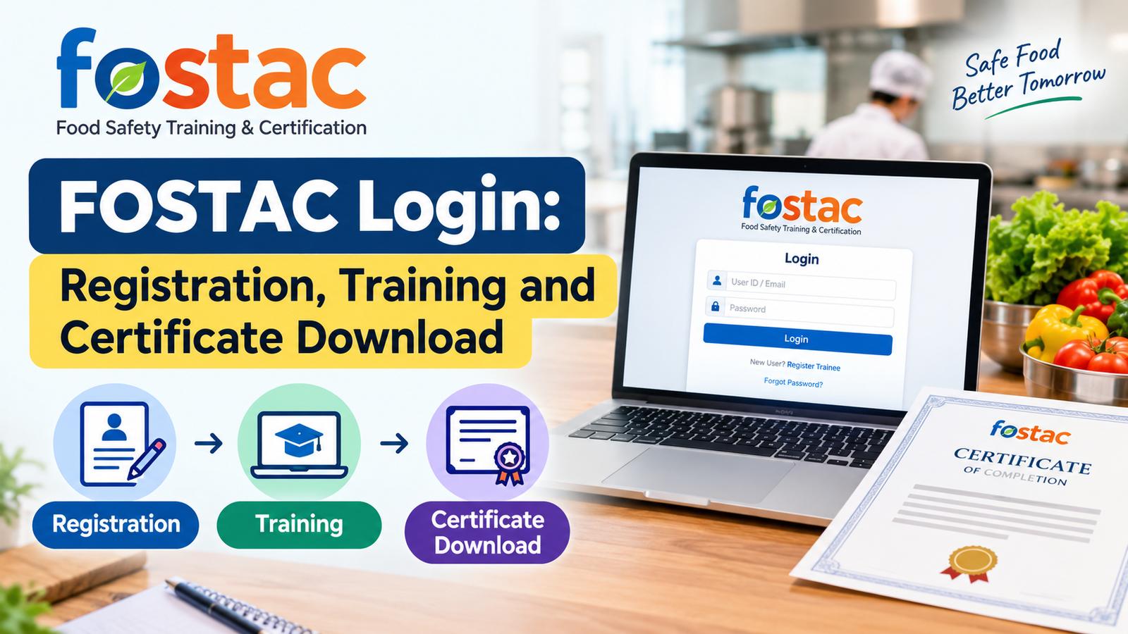 FOSTAC Login: Registration, Training and Certificate Download